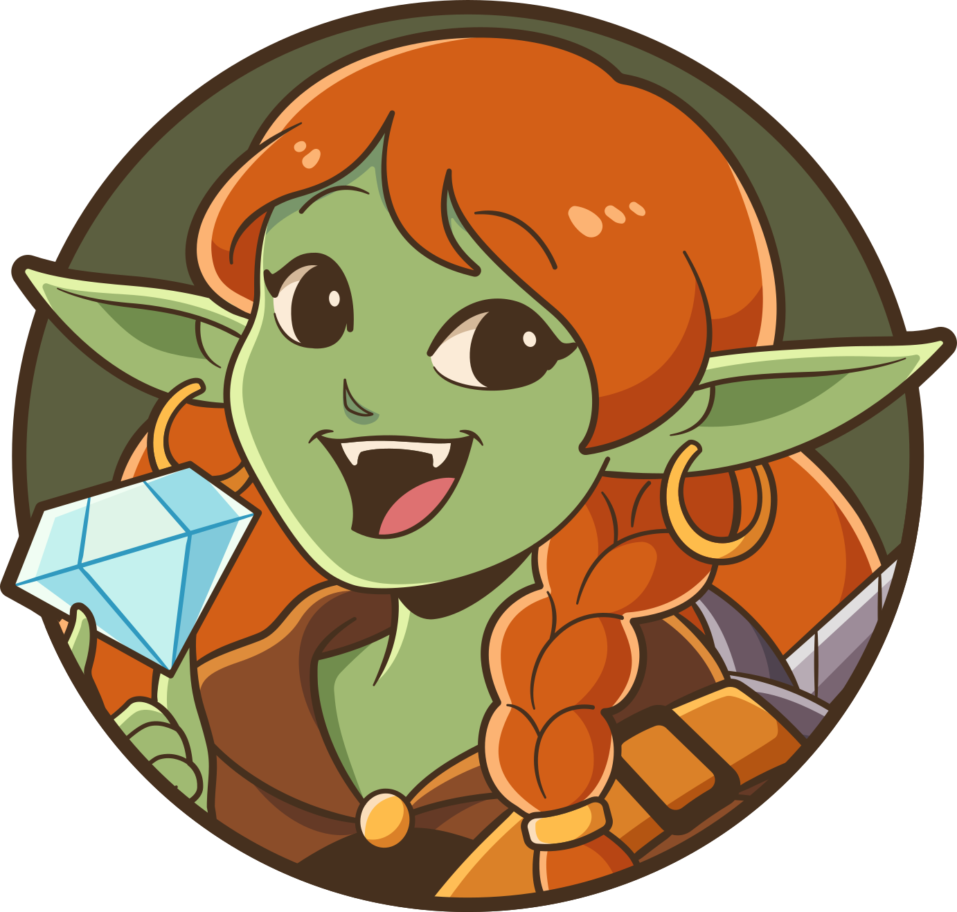The Merch Goblin Circle Logo